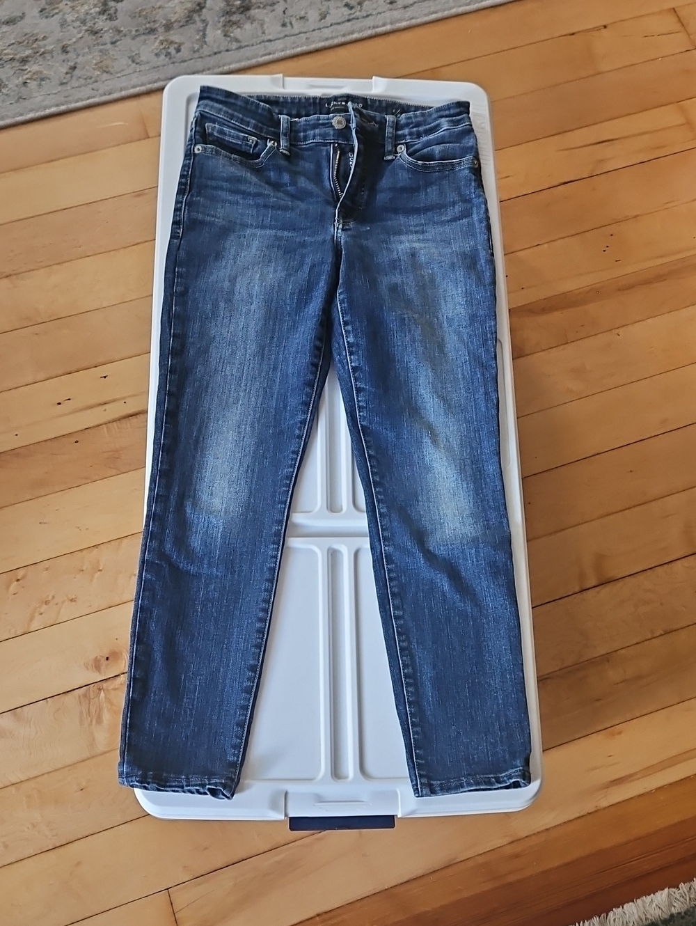 Lucky Brand Women's Faded Blue Skinny Jeans